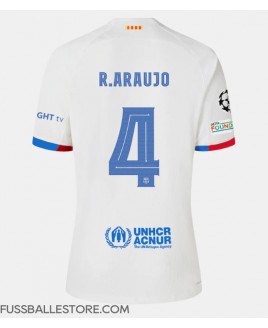 Günstige Barcelona Ronald Araujo #4 Auswärtstrikot 2023-24 Kurzarm